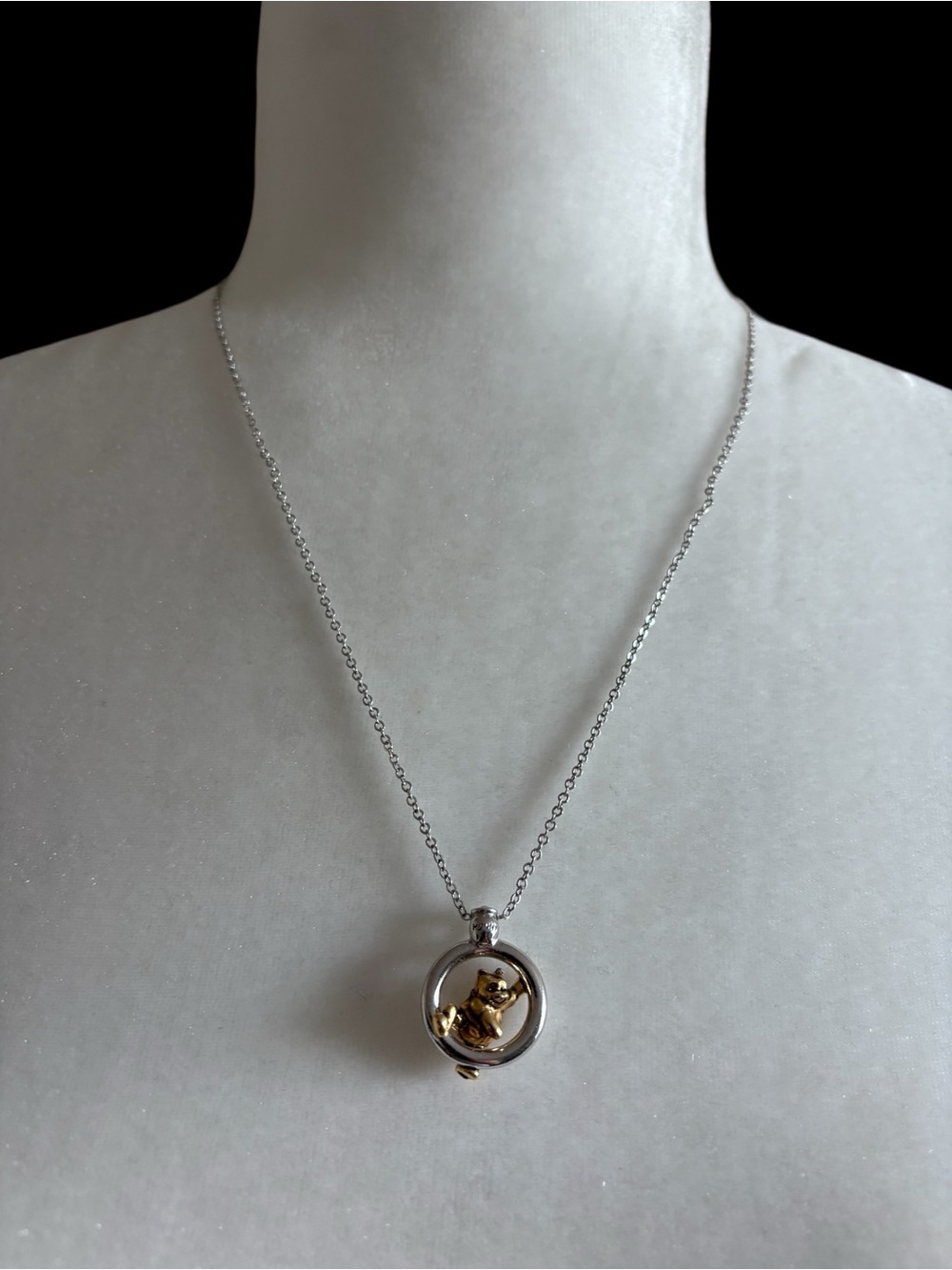 Disney Winnie the Pooh Silver & Gold Tone Necklace | Extendable - Picture 2 of 7